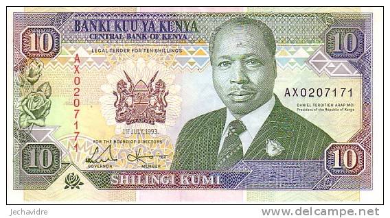 KENYA  10 Shillings   Daté Du 01-07-1993   Pick 24e     ***** QUALITE  XF ***** - Kenia