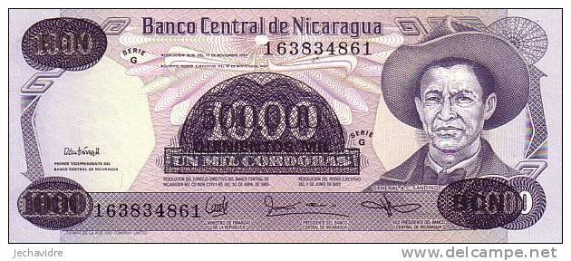 NICARAGUA   500 000 Cordobas/1 000 Cordobas  Non Daté  Pick 150    ***** BILLET  NEUF ***** - Nicaragua