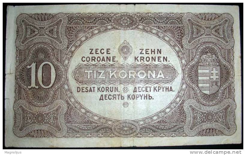 Paper Money,Banknote,Hungary,10 Korona,Budapest,1920.,dim.135x80mm. - Ungarn