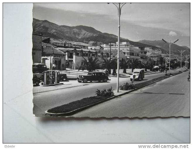 Blida Boulevard Beaupretre Sation Service Citroen Traction 1950 - Blida