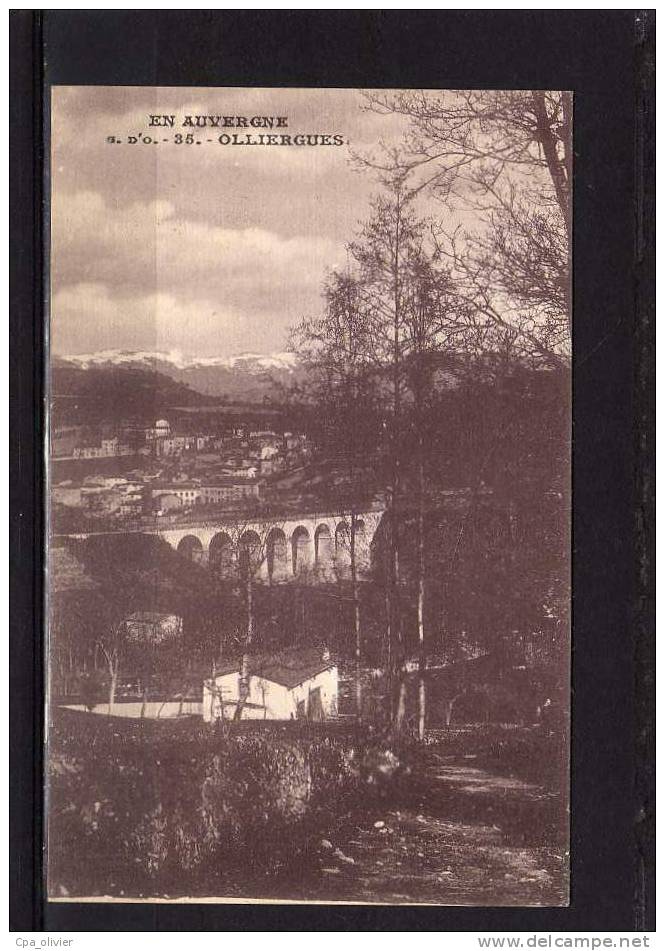 63 OLLIERGUES Vue Générale, Ed GdO 35, Auvergne, 192? - Olliergues