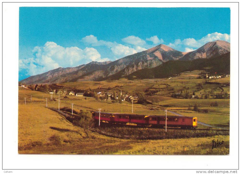 CERDAGNE 66 PETIT TRAIN JAUNE MONT-LOUIS CABANAS ET LE CANIGOU - Salses