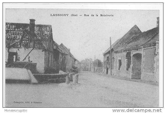 60 )FL) LASSIGNY , Rue De La Maladrerie, Frezquin édit, - Lassigny