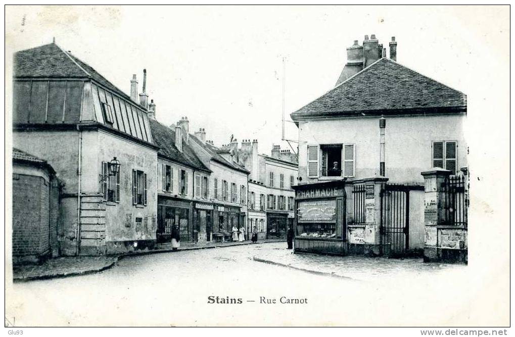 CPA - Stains (93) - Rue Carnot - Stains