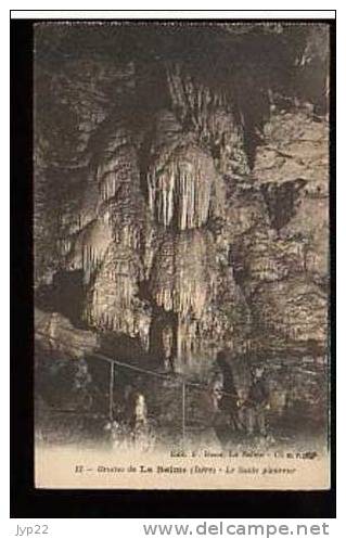 Jolie CP Ancienne 38 Grottes De La Balme Le Saule Pleureur - Neuve Ed Roux La Balme 13 - La Balme-les-Grottes