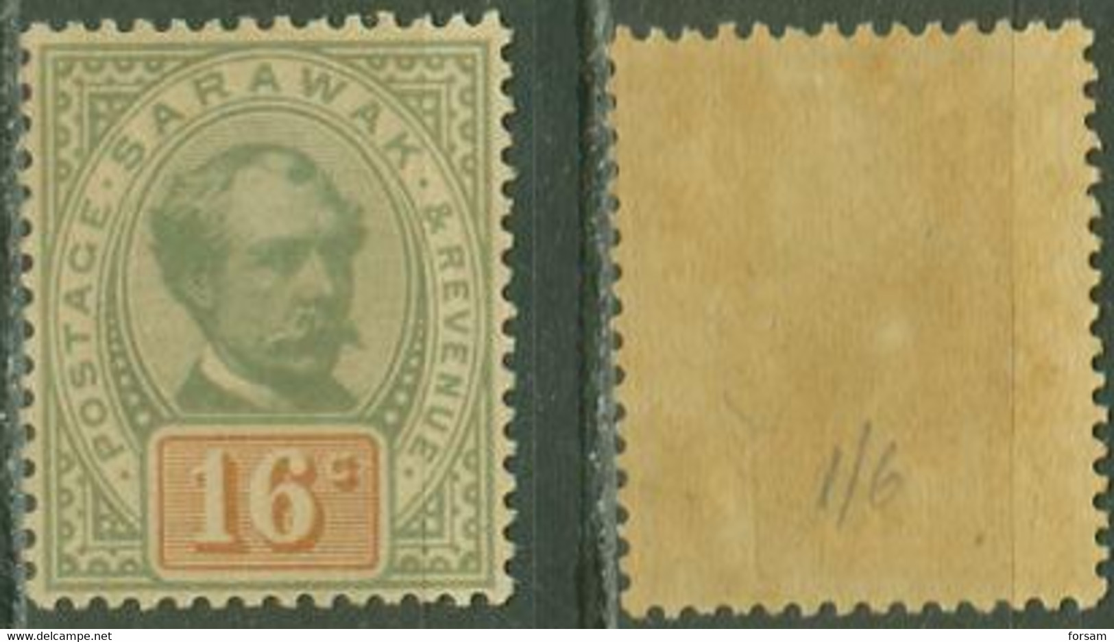 MALAYSIA (SARAWAK)..1897..Michel # 26...MLH...MiCV - 65 Euro. - Sarawak (...-1963)