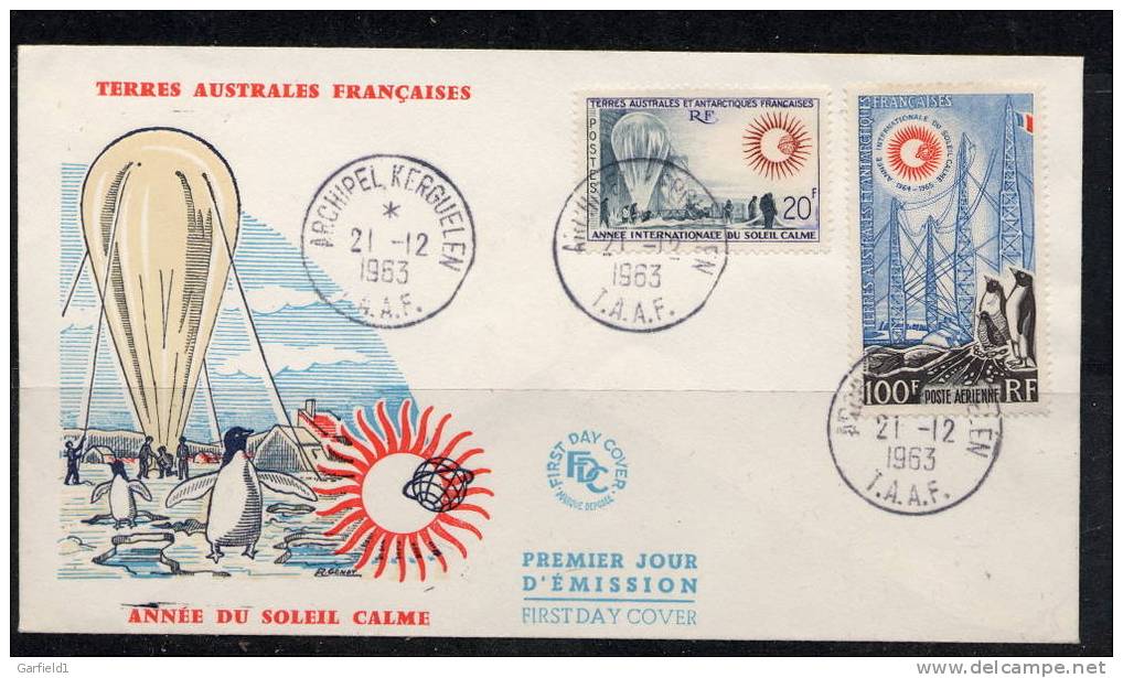 TAAF 1963  ,FDC , Michel -Nr. 29/30 - FDC