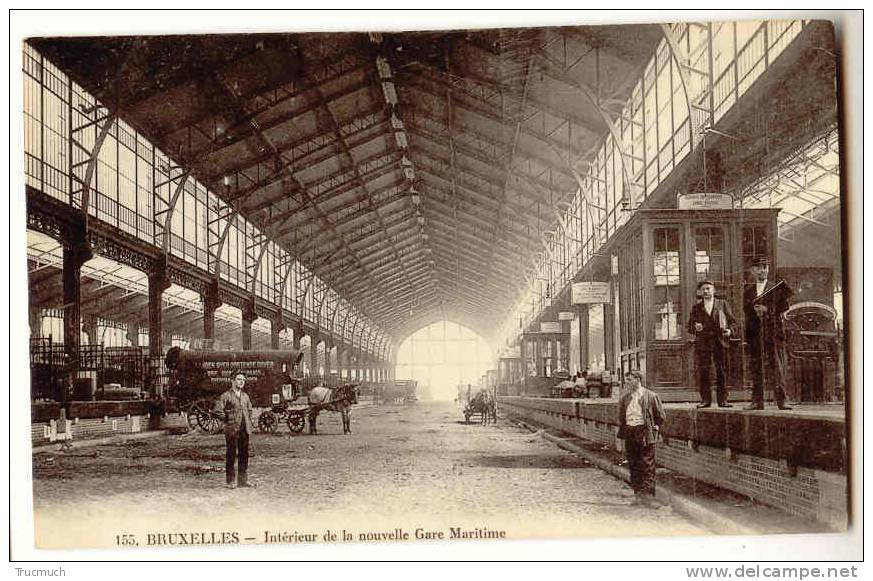 C2473 - Bruxelles - Intérieur De La Nouvelle Gare Maritime - Chemins De Fer, Gares