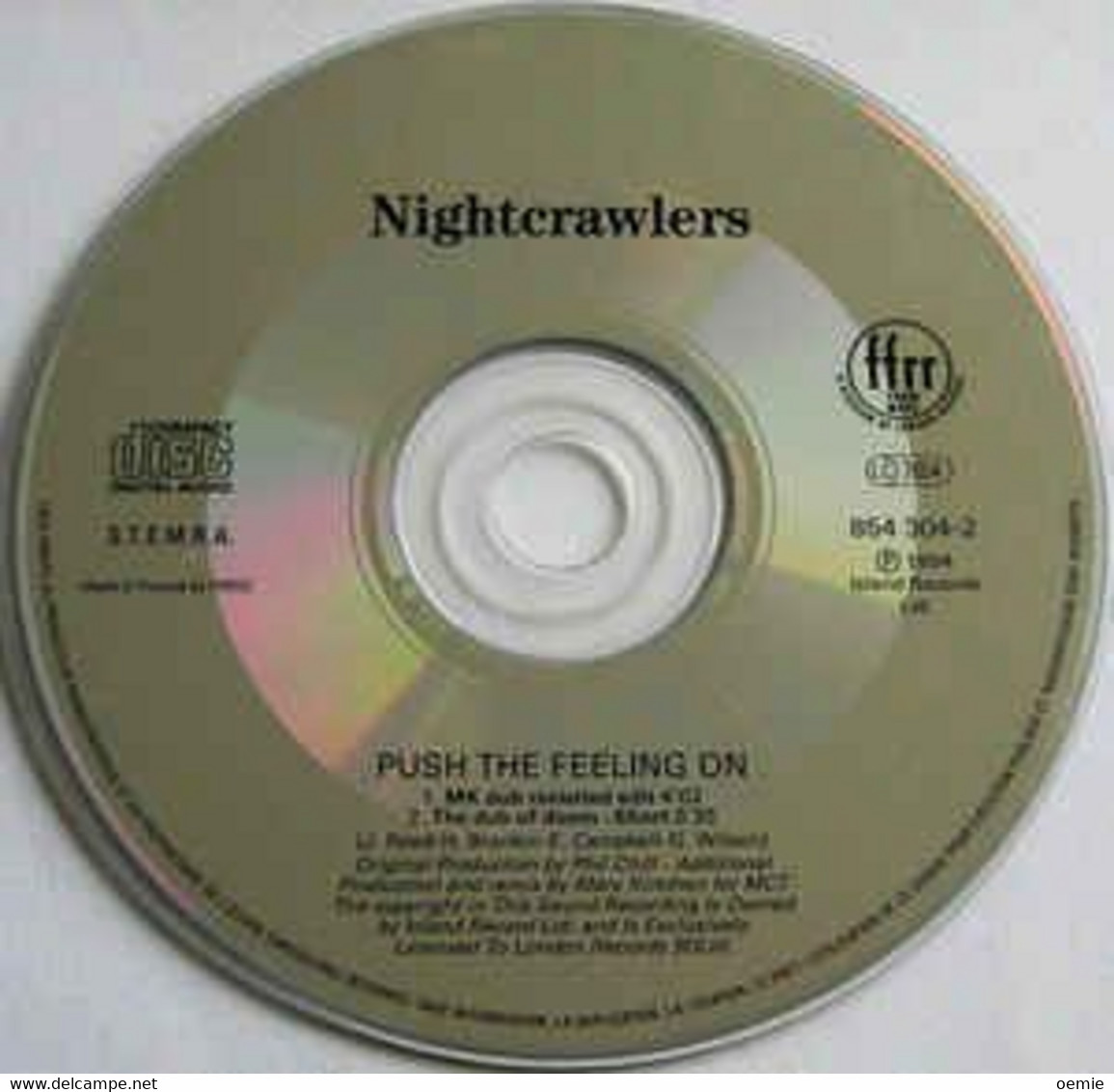 NIGHTCRAWLERS   PUSH  THE  FEELING  ON  //  CD SINGLE   COLLECTION  NEUF SOUS CELLOPHANE - Other - English Music