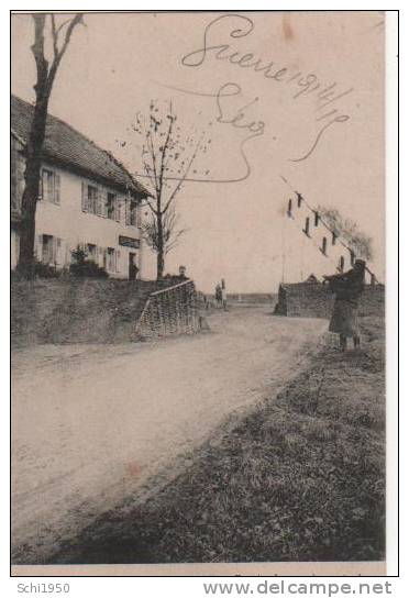 BS - 68 - THANN - Grande Guerre 1914/1918 - Barricades Sur La Route De Thann à Belfort - Thann