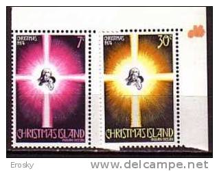 PGL - BRITISH COLONIES CHRISTMAS Yv N°61/62 ** - Christmas Island