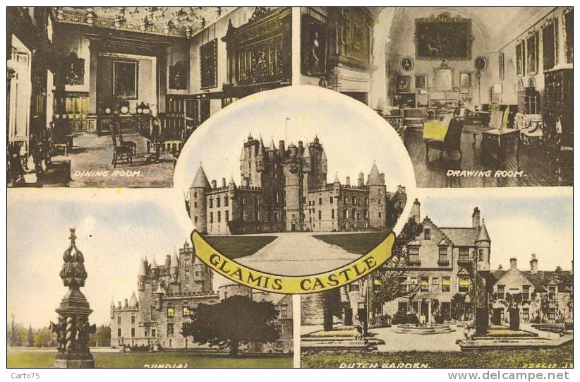 SCOTLAND - Glamis Castle - Queen Mother - Fantômes - Angus