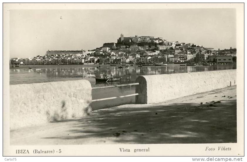 ESPAGNE - IBIZA - Baleares - Vista General - Carte Photo - Foto Vinets - Ibiza