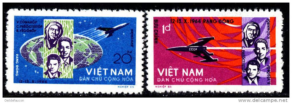 VIETNAM Du NORD - Yvert - 417/18(**)  - Cote 9 € - Asia