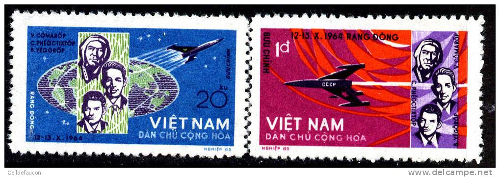 VIETNAM Du NORD - Yvert - 417/18(**)  - Cote 9 € - Asia