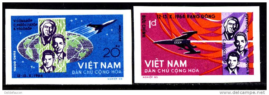 VIETNAM Du NORD - Yvert - 417/18(**) N.D. - Cote 15.75 € - Asie