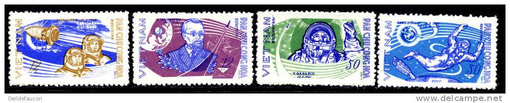 VIETNAM Du NORD - Yvert - 459/62(**) - Cote 8.50 € - Asien