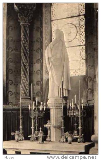 63 ISSOIRE Eglise St Austremoine (XIIs) Chapelle Et Statue De Saint Priest (oeuvre D´Henri Charlier) - Issoire