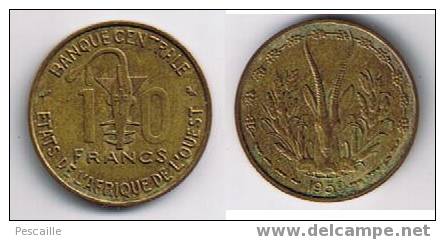 Etats De L´Afrique De L´ouest Pièce De 10 Francs 1959 - Sonstige – Afrika