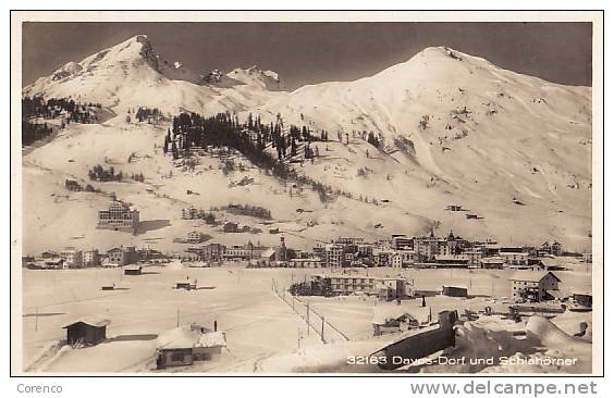 CH    V 47    DAVOS DORF   Circulée 1932 - Davos