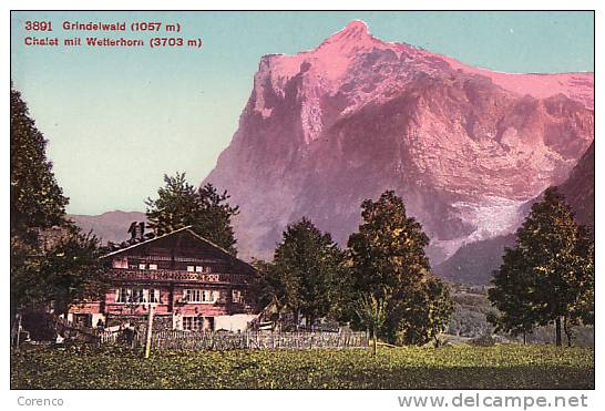 CH    V 68  GRINDELWALD  CHALET  Non écrite - Grindelwald