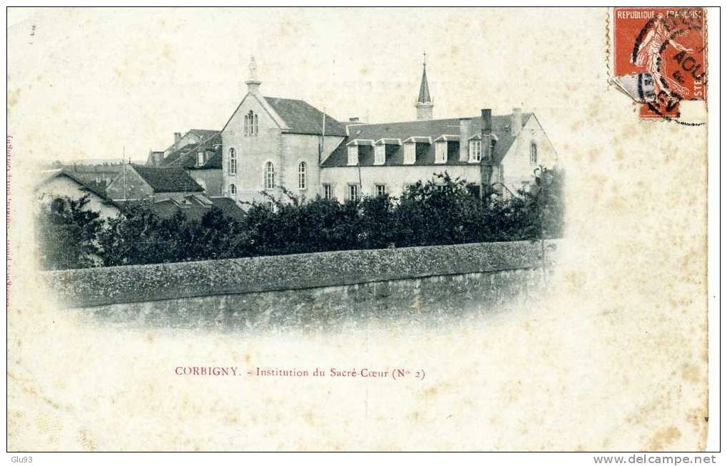 CP - Corbigny (58) - Institution Du Sacré-Coeur (N° 2) - Corbigny