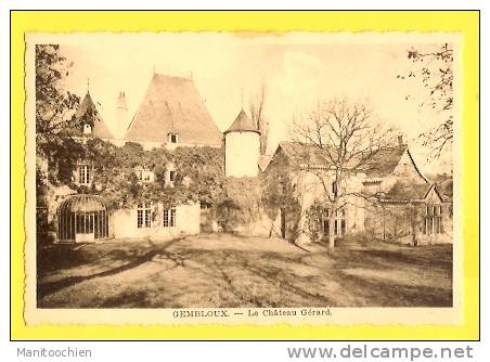 BELGIQUE GEMBLOUX LE CHATEAU GERARD - Gembloux