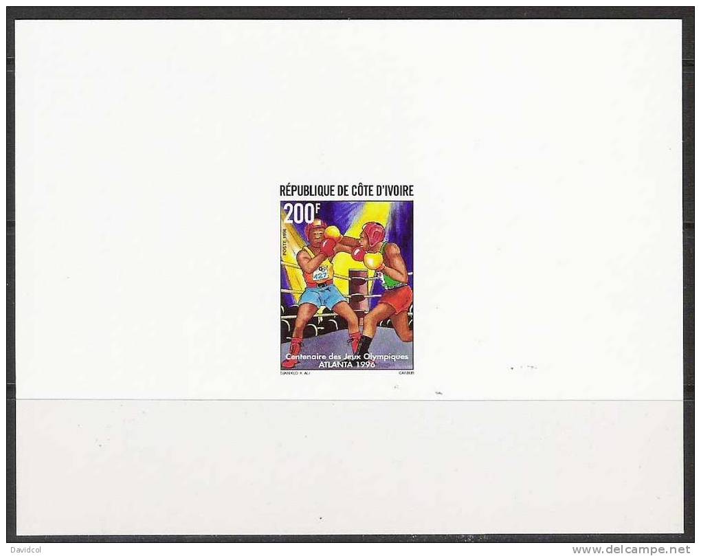 Q370.-.COTE D`IVOIRE- 1993 - PROOF -  BOXING / BOXE / BOXEO  - MNH - - Boxeo