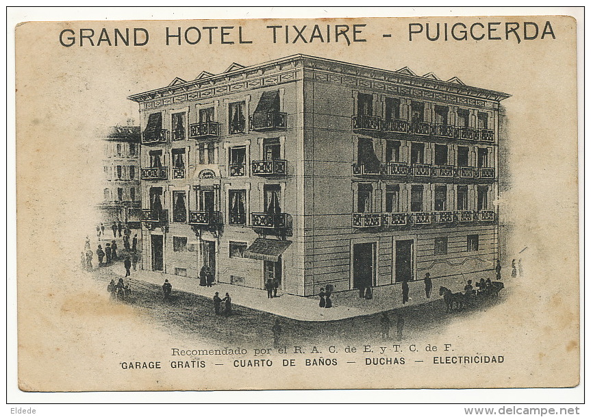 Puigcerda Grand Hotel Tixaire Circulada De Puigcerda  A Tunis (Tunez) - Gerona