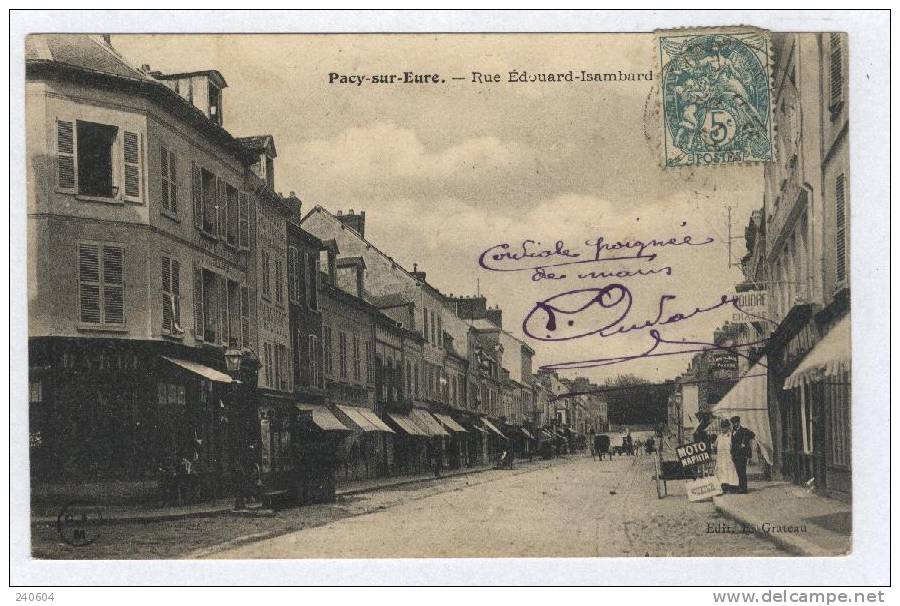 PACY-sur-EURE  --  Rue Edouard- Isambard - Pacy-sur-Eure