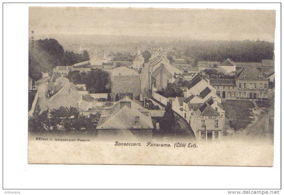 BONSECOURS  Panorama Cote Est (carte Vierge) Edit.quiquanpois - Péruwelz