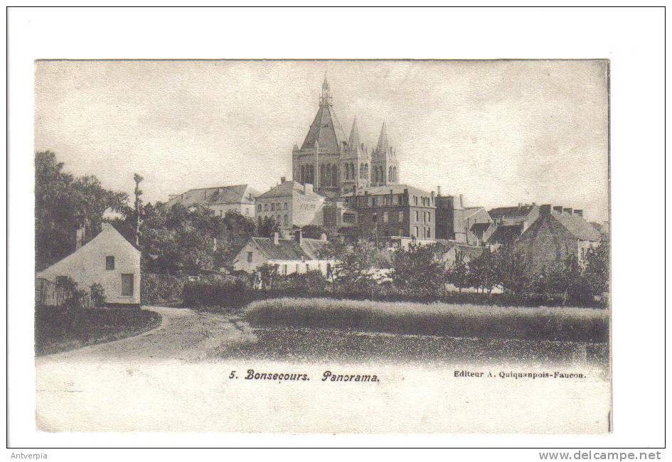 BONSECOURS Panorama (carte Vierge) Edit. Quiquanpois - Péruwelz