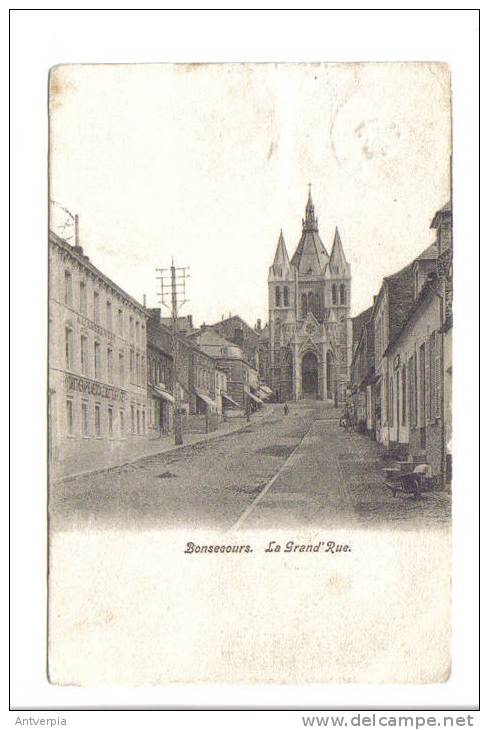 BONSECOURS La Grand Rue 1904 - Péruwelz