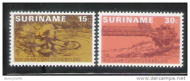 Surinam 1975 Centenary Of Prospecting Policy Granting Raw Material Concessions MNH - Surinam ... - 1975