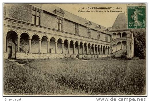 Chateaubriant - Colonnades Du Château De La Renaissance   -  1196 - Châteaubriant