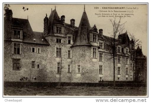 Chateaubriant - Château De La Renaissance - Façade Orientale Et Tour   - 124 - Châteaubriant