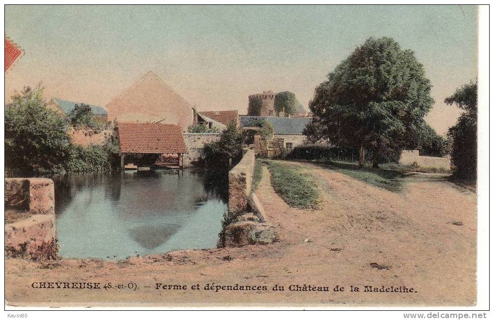 78 CHEVREUSE Ferme Et Dépendances Du Château De La Madeleine Cpa Couleur - Chevreuse