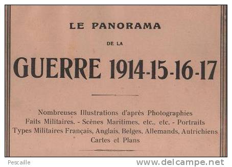 PANORAMA GUERRE 1914-15-16-17  -N°127- AQUARELLES ET PHOTO - Gal CARDONA - AVIATEURS - Gal PERSHING - JOFFRE NEW YORK - Informations Générales