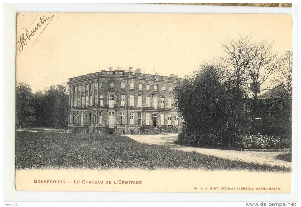 Bonsecours (Péruwelz) : Le Château De L´Hermitage - Péruwelz