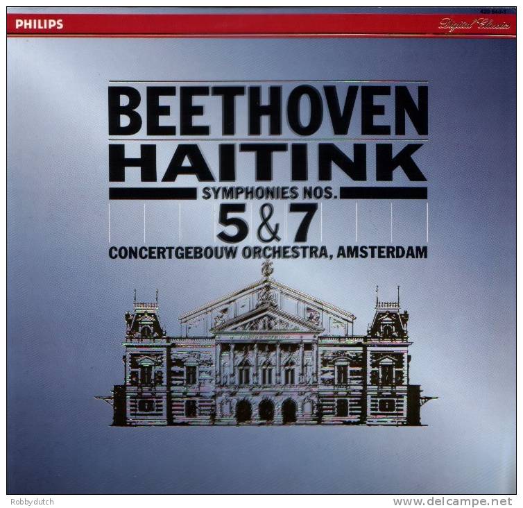 * LP * BEETHOVEN - HAITINK - SYMPHONIES Nos. 5 & 7 (Digital Recording 1987 Ex!!!) - Klassiekers