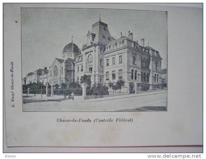 La Chaux De Fonds Controle Federal - La Chaux-de-Fonds