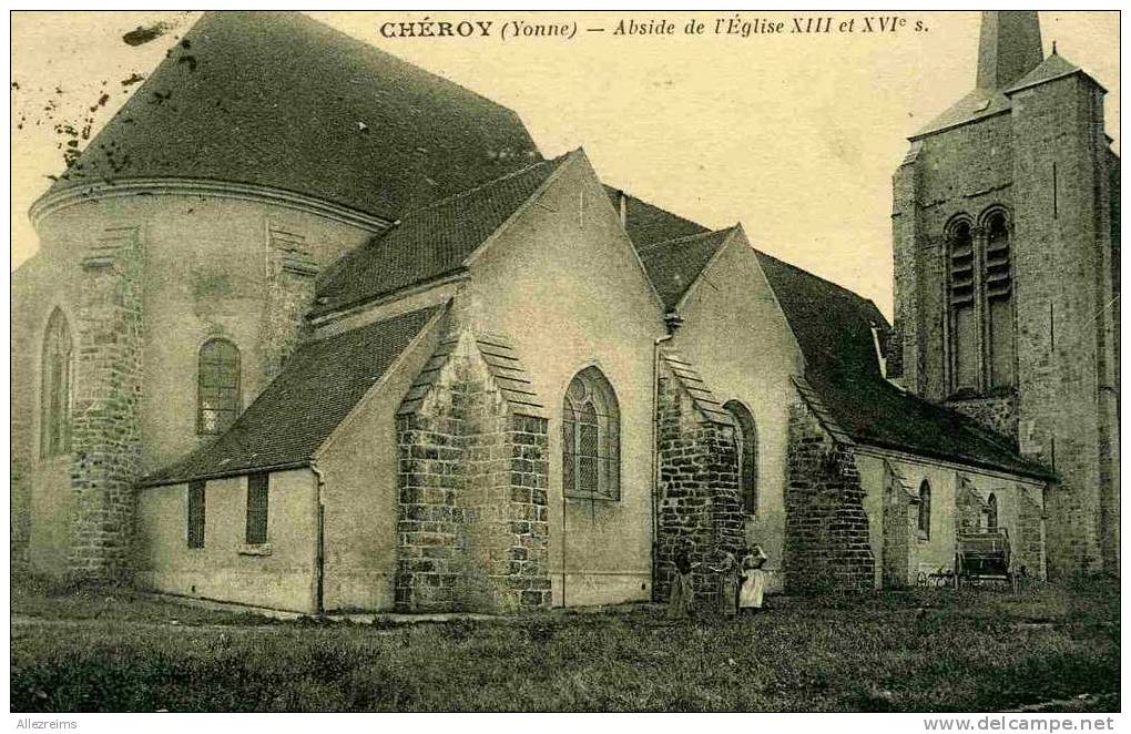 CPA 89 : CHEROY     église    A VOIR  ! - Cheroy