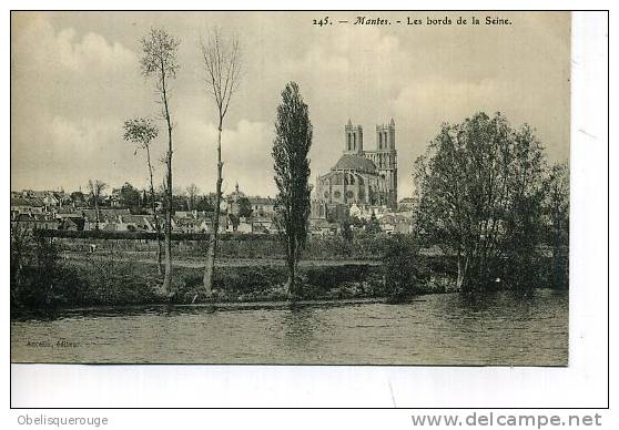 78 MANTES LES BORDS DE SEINE N ° 245 ANCELLIN ED - Mantes La Ville