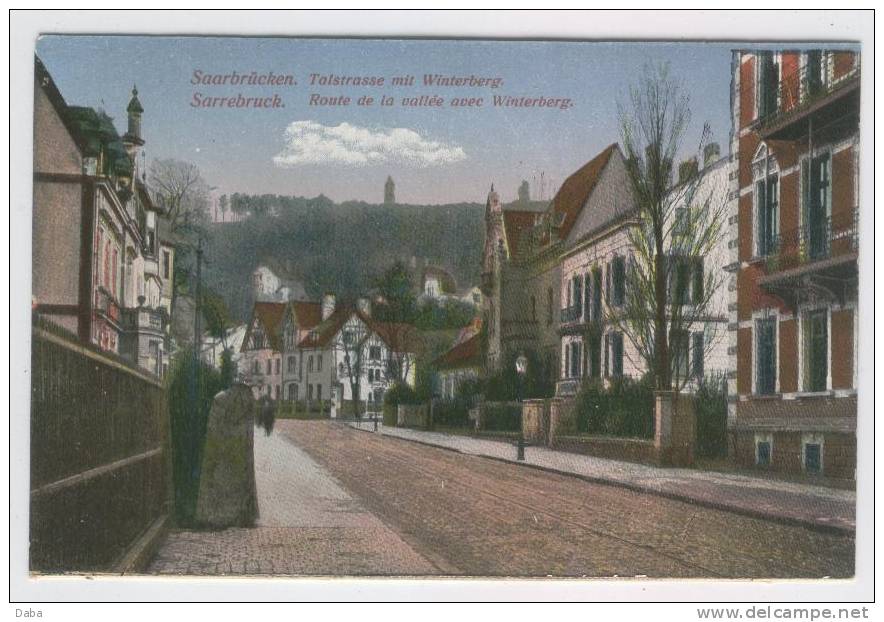 SARREBRUCK.  ROUTE DE LA VALLEE...... - Saarbruecken