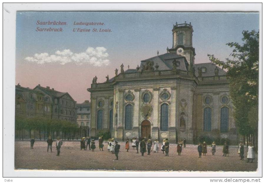 SARREBRUCK.  L'EGLISE St. LOUIS - Saarbruecken