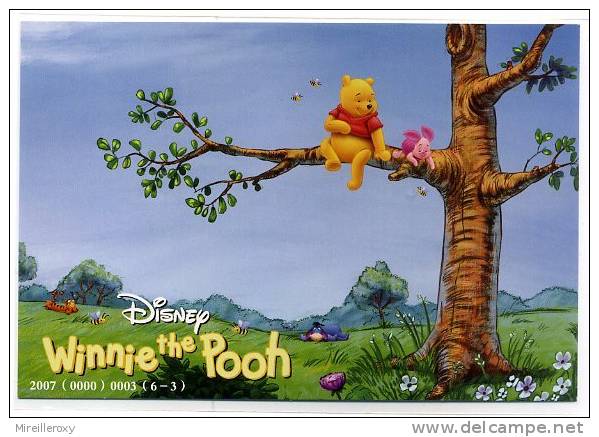 ENTIER POSTAL / STATIONERY / WINNIE L´OURSON / DISNEY / OURS  COCHON ABEILLE - Cómics