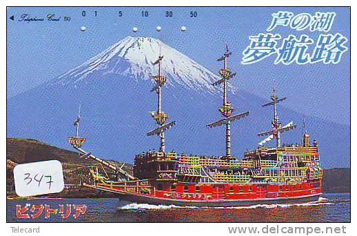 Télécarte Telefonkarte  Ship (347) Bateau - Schiff - Schip - Boot - Barco - Phonecard Japon Japan - Boats