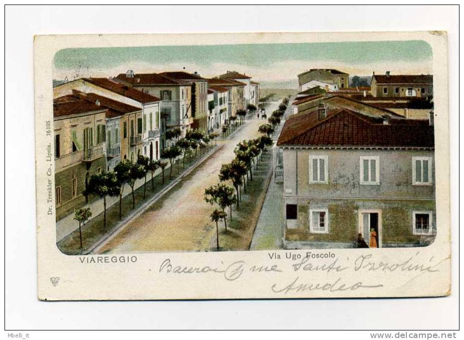 Viareggio Via Foscolo 1902 Bella!! - Viareggio