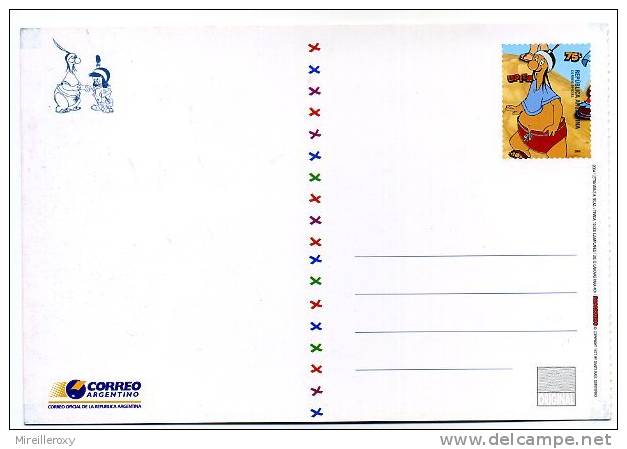 ENTIER POSTAL ARGENTINE / STATIONERY / BANDE DESSINEE /  INDIEN UPITA - Comics