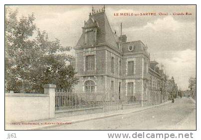 Le Mêle Sur Sarthe Grande Rue CPA BE - Le Mêle-sur-Sarthe